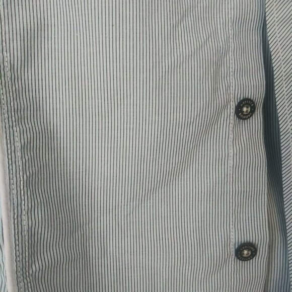 Various Artists men's size S long sleeve striped button up shirt - Picture 12 of 16